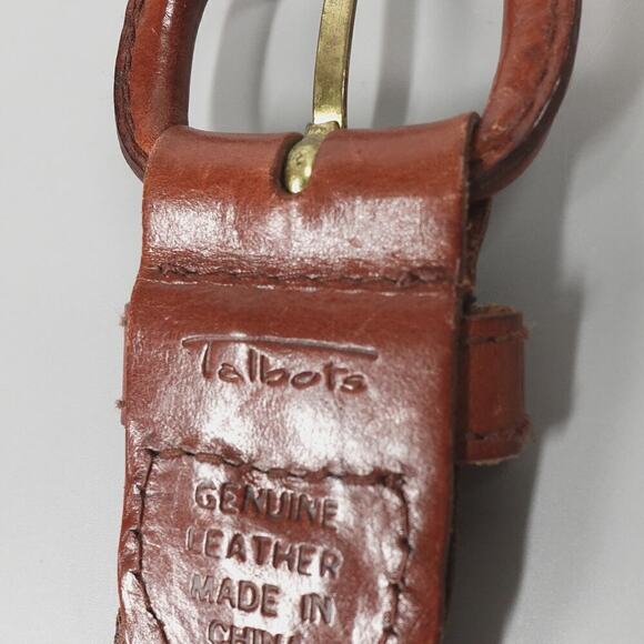 2 Leather Belt Talbot Chicos Womens Size Small Brown Plaited Skinny Bundle - Picture 9 of 15